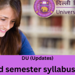 DU 3rd semester syllabus 2023