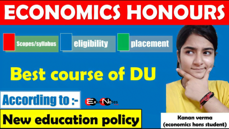 Bachelor of Arts Honours in Economics Course:Top Colleges, Syllabus, Scope and Salary 2023